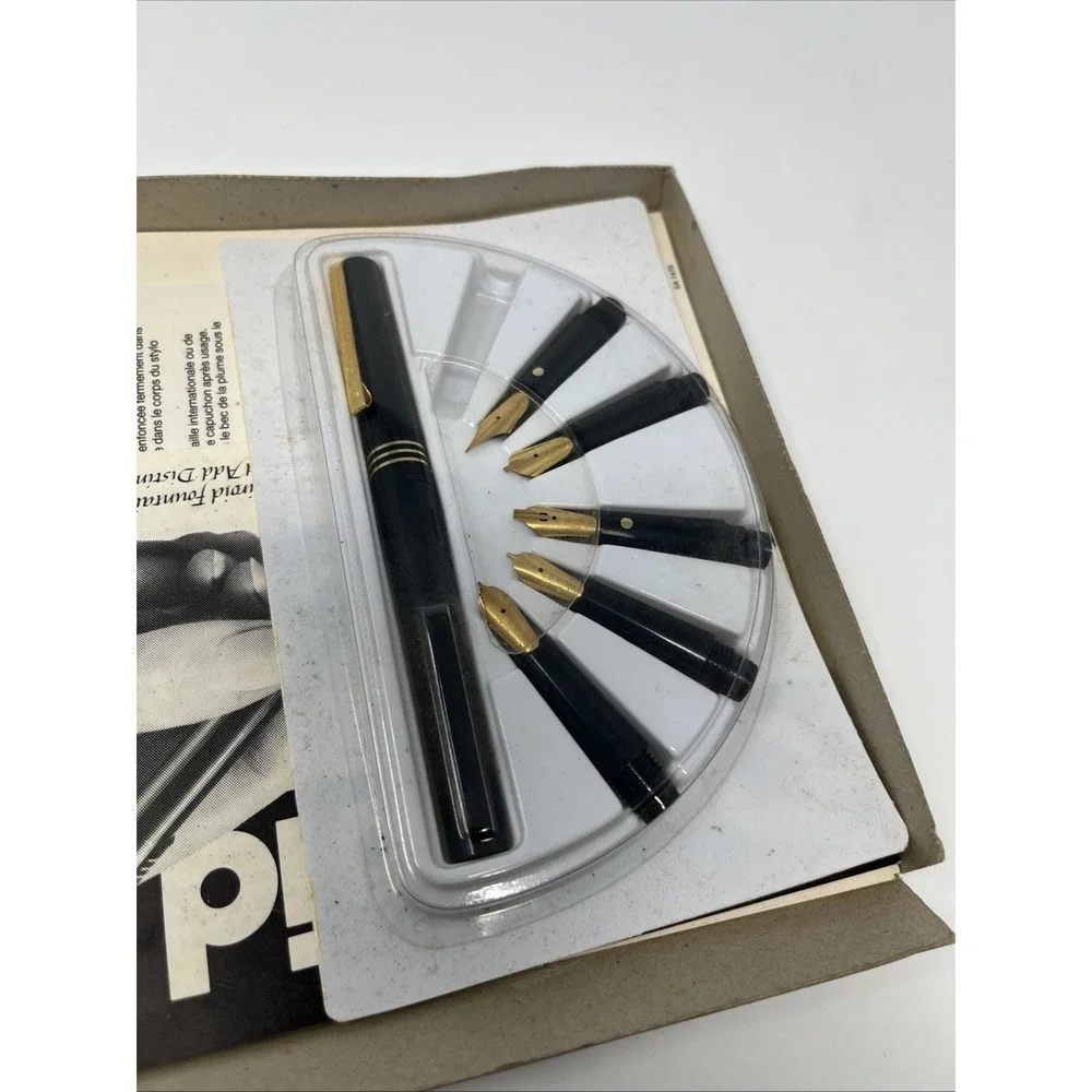 Osmiroid Deluxe Calligraphy Fountain Pen Set MISSING One